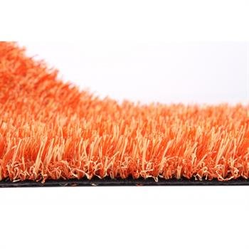 Orange kunstgr�s - gr�st�ppe - pris pr m2